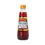 Pompeian Gourmet Organic Red Wine Vinegar， Unfiltered & Unpasteurized， Perfect for Marinades， Salad Dressings， 16 FL. OZ.， Pack of 6